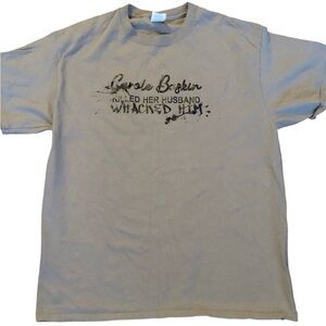 Tiger King Carole Baskin Killed Her Husband Gray T Shirt Size Large